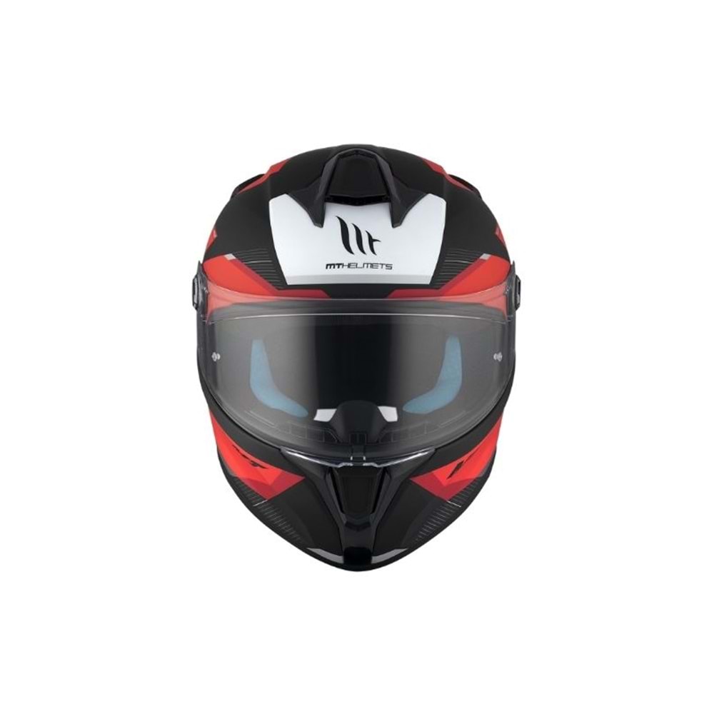 Kask Mt Targo S Kay B5 Mat Siyah-Kırmızı - XL Beden