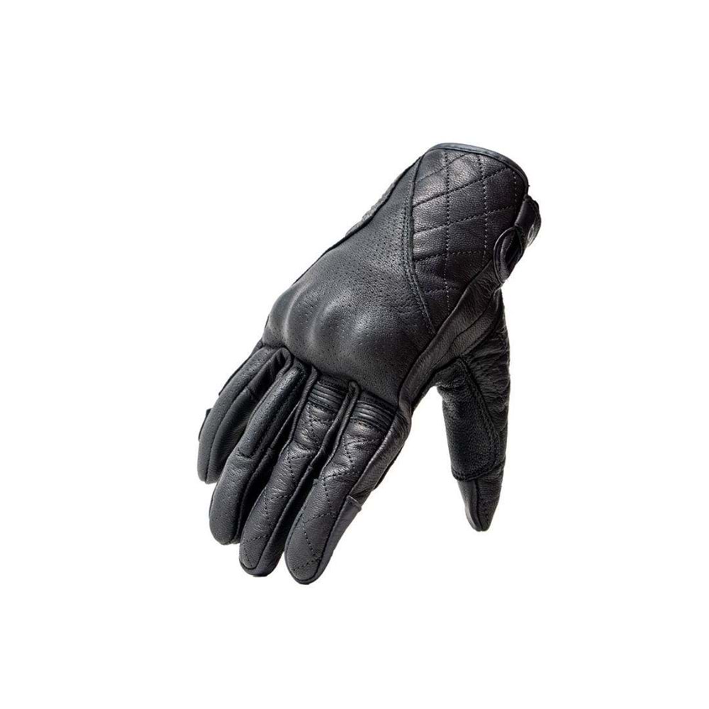 Nukrotech Perfor 2 Motosiklet Eldiveni Deri - SİYAH - L