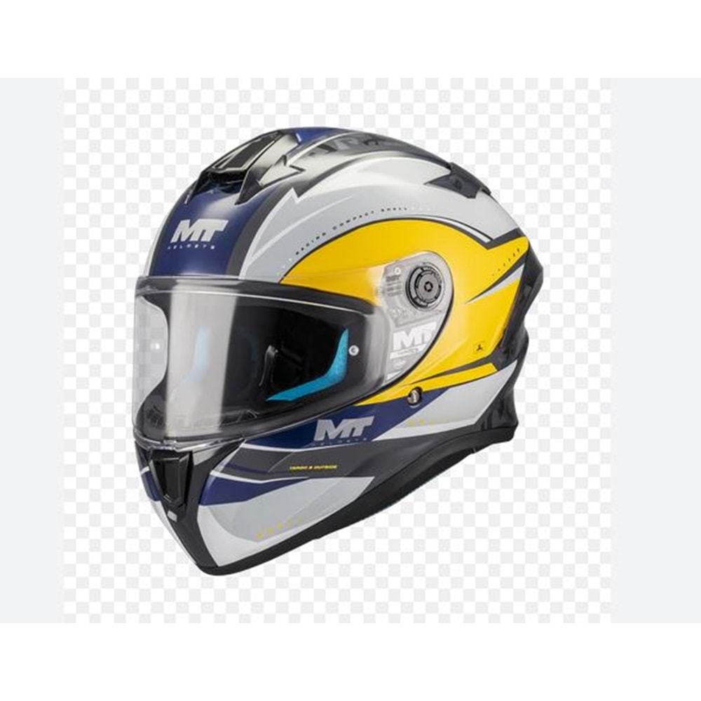 Kask Mt Targo S Outside C3 Motosiklet Kask - BEYAZ - L Beden