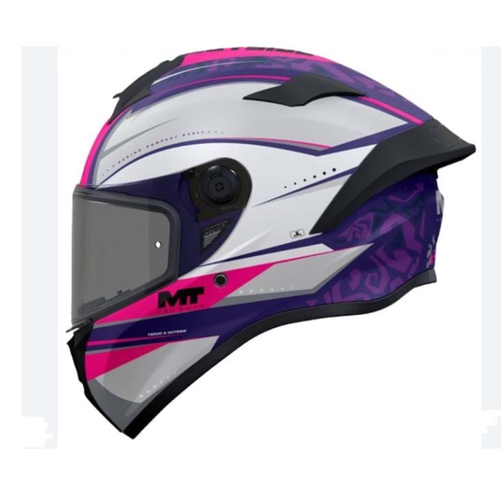 Kask Mt Targo S Outside C8 Motosiklet Kask - PEMBE - L Beden