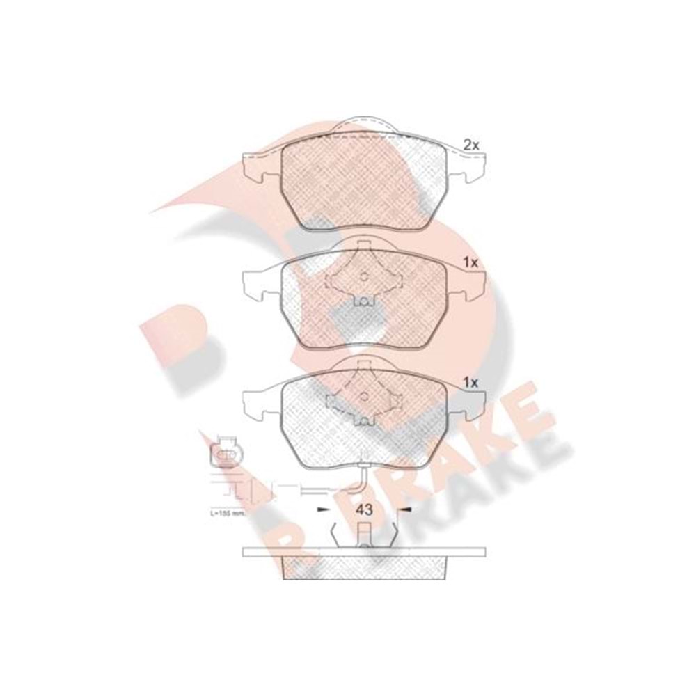 Disk Balata Vw, Skoda, Seat, Audi Ön -