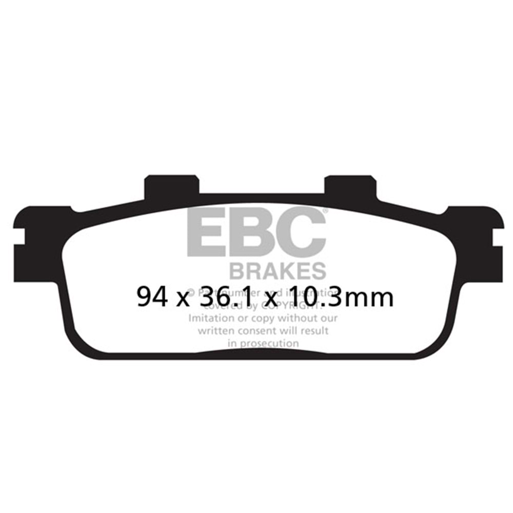 EBC SFA427HH SİNTERLİ SCOOTER DISC PAD