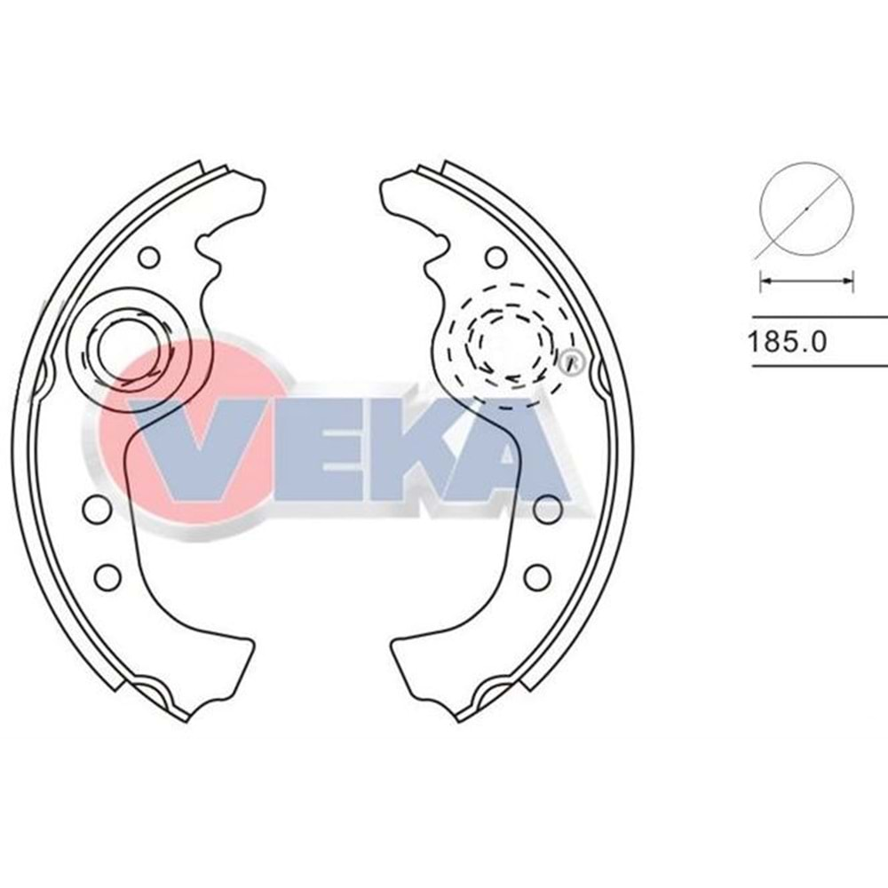 KampAna Balata Fiat Uno 60, Seat Terra - VEKa