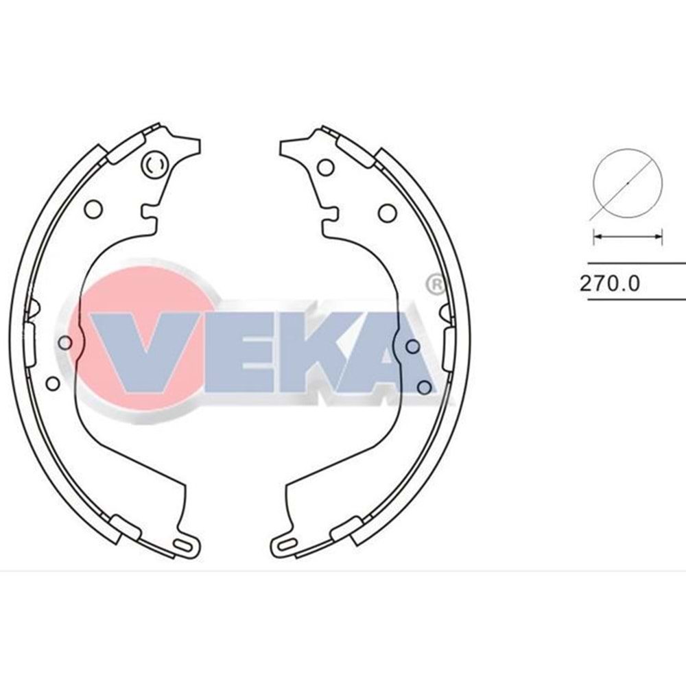 KampAna Balata Toyota Hi-lux LN 145 - VEKa