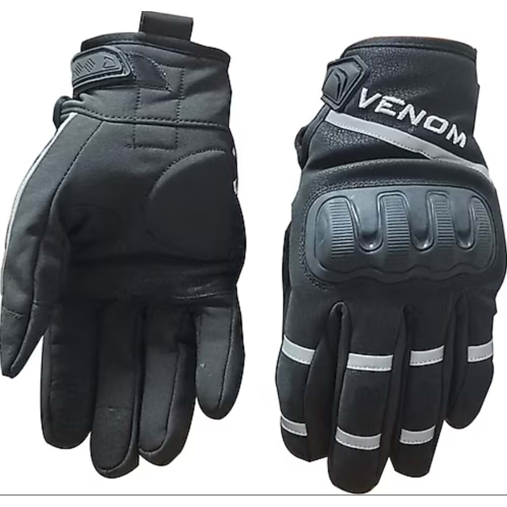 Venom Eldiven 9010 Softshell - SİYAH - L