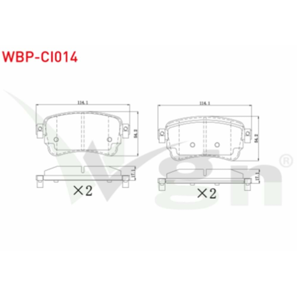 Disk Balata Citroen Jumpy, Peugeot Expert, Toyota Proace Arka