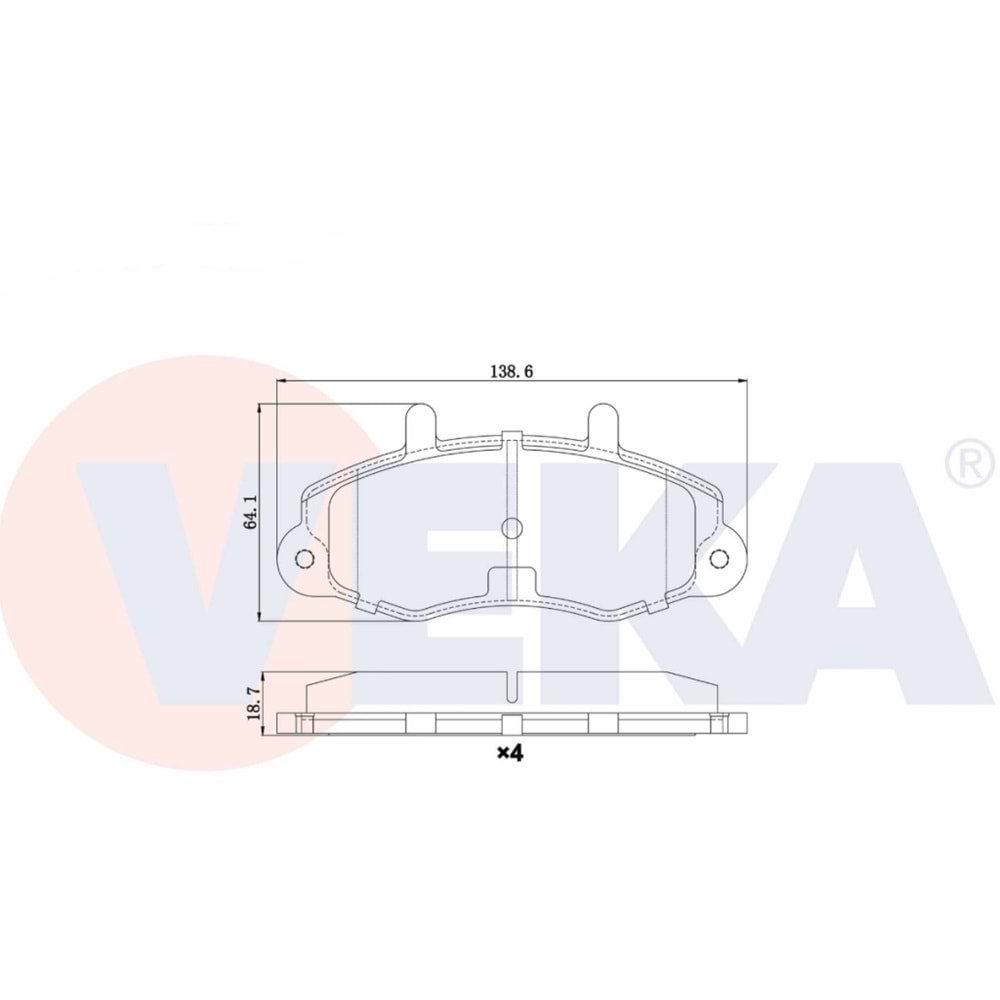 Disk Balata Ford Transit T12 Ön - WREST