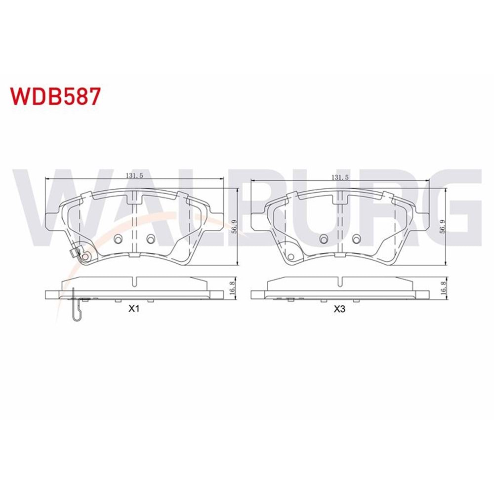 Disk Balata Suzuki SX4, Fiat SEDİCİ Ön