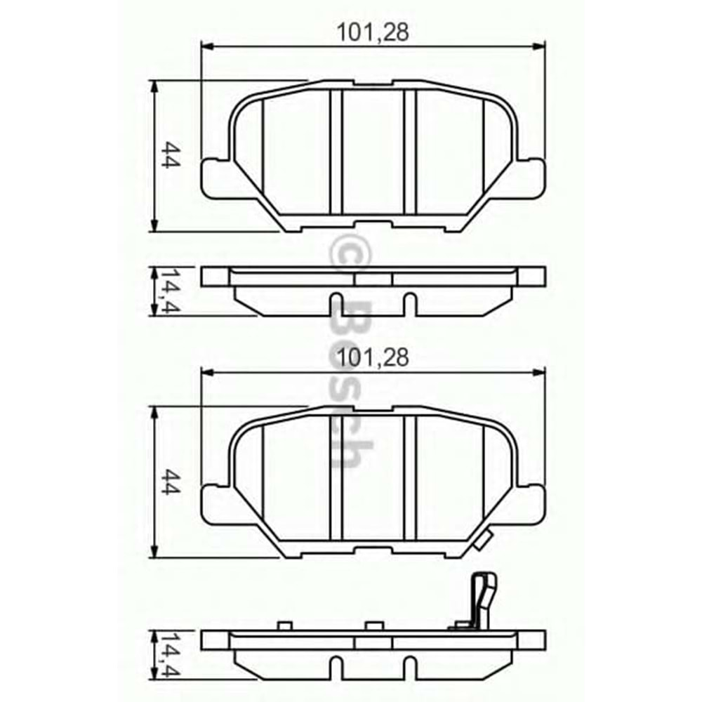 Disk Balata Mazda 6, Citroen C4 AIRCross, Peugeot 4008, Mitsubishi OUTLandER III Arka - WALBURG