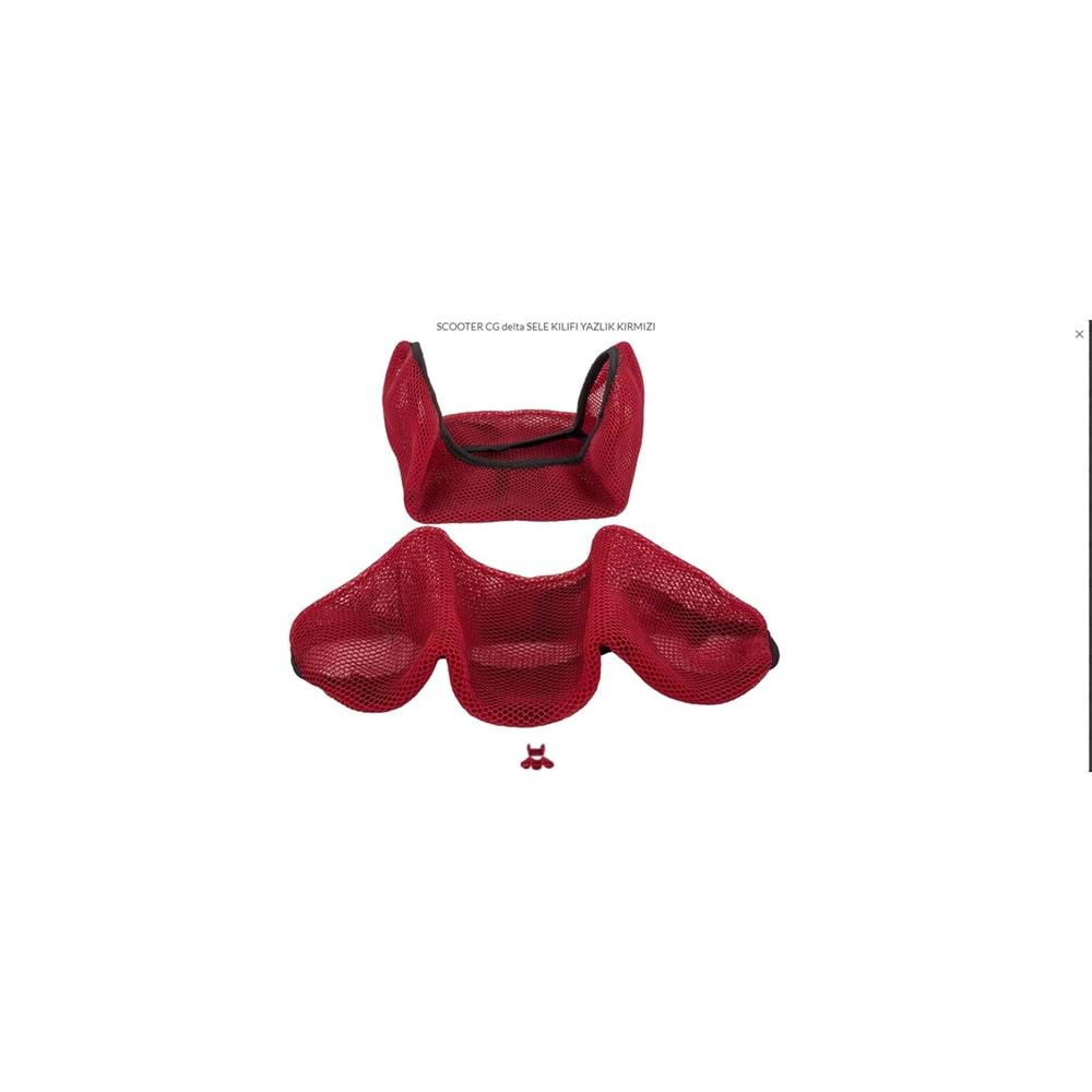 SELE KILIFI FİLE KIRMIZI YAZLIK SCOOTER CG 80 CM