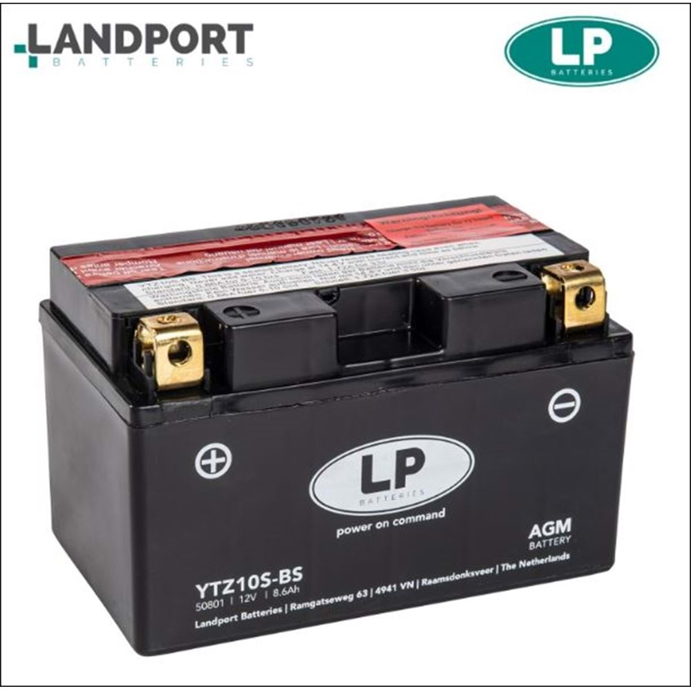 LP YTZ10S-BS 12V-8.6 AMPER BAKIMSIZ AKÜ