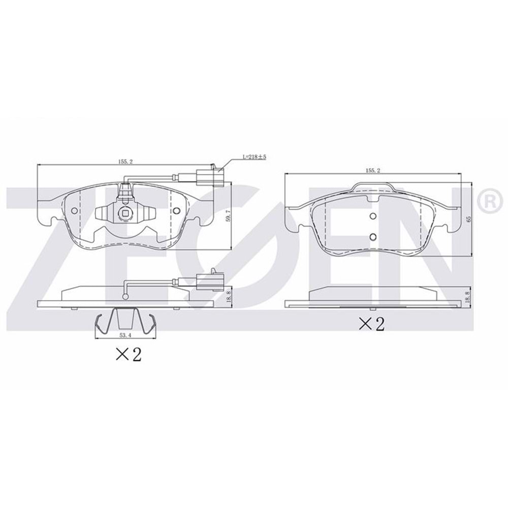 Disk Balata Alfa Romeo Giulietta (940) 1.4, Cİtroen DS4 Ön