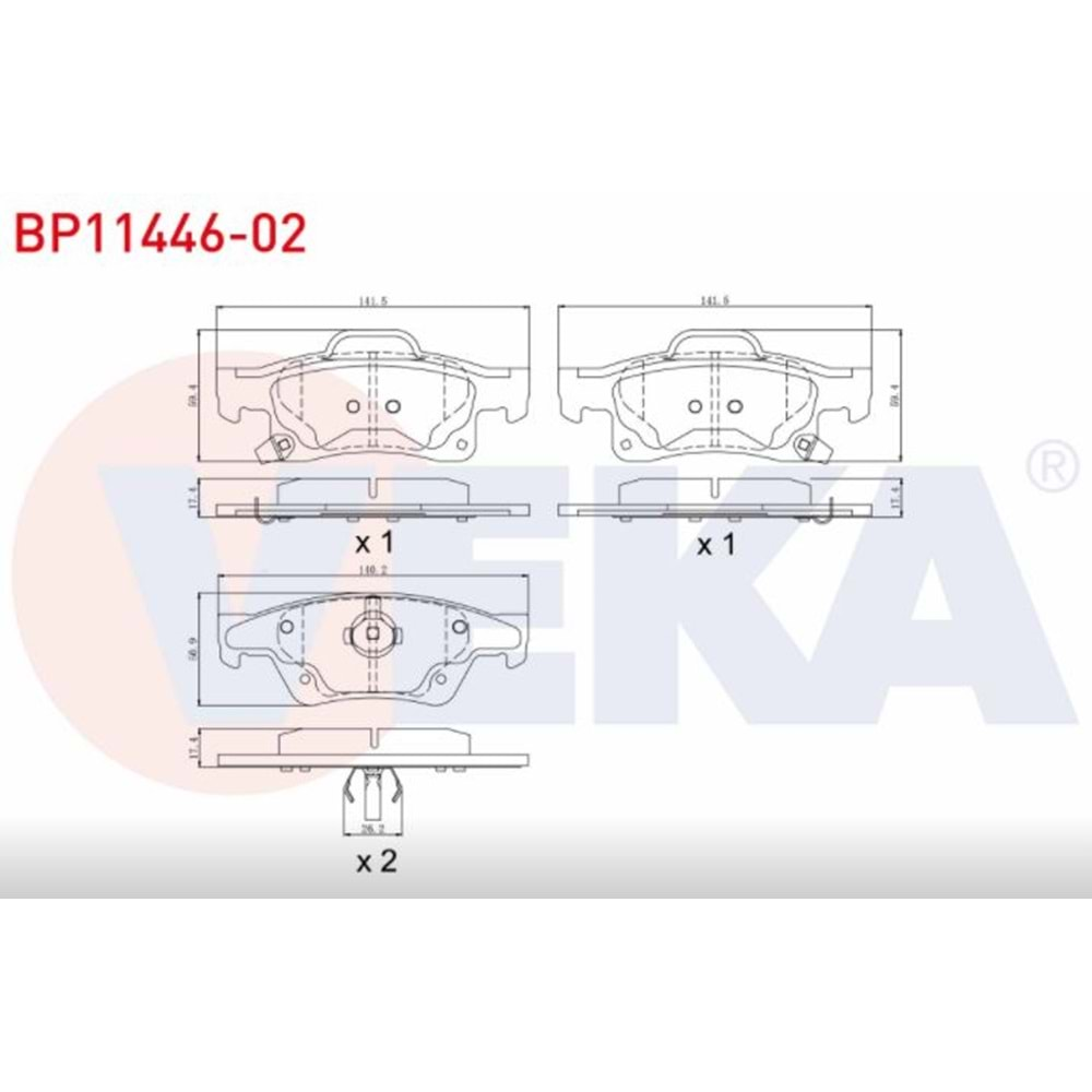 Disk Balata Grand Cherokee IV Arka - ZEGEN