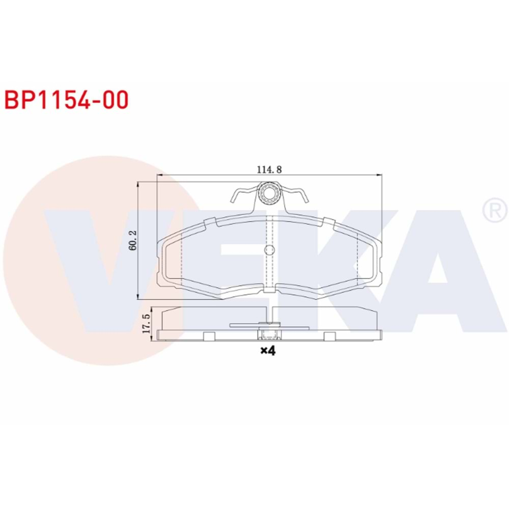 Disk Balata Skoda Favorit 136 1.3 Ön -