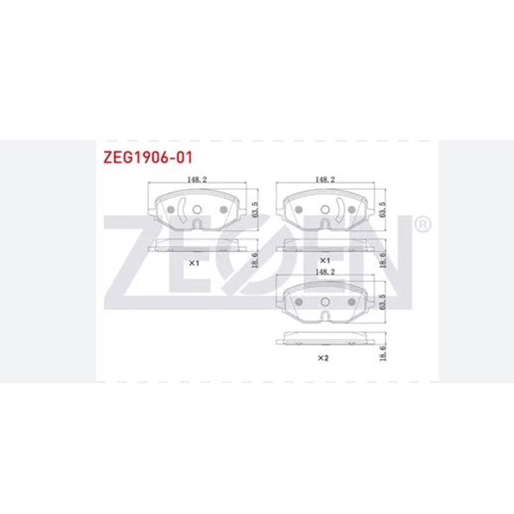 Disk Balata Vw Golf VIII, Seat Leon, Skoda Oktavia Fişli Ön -