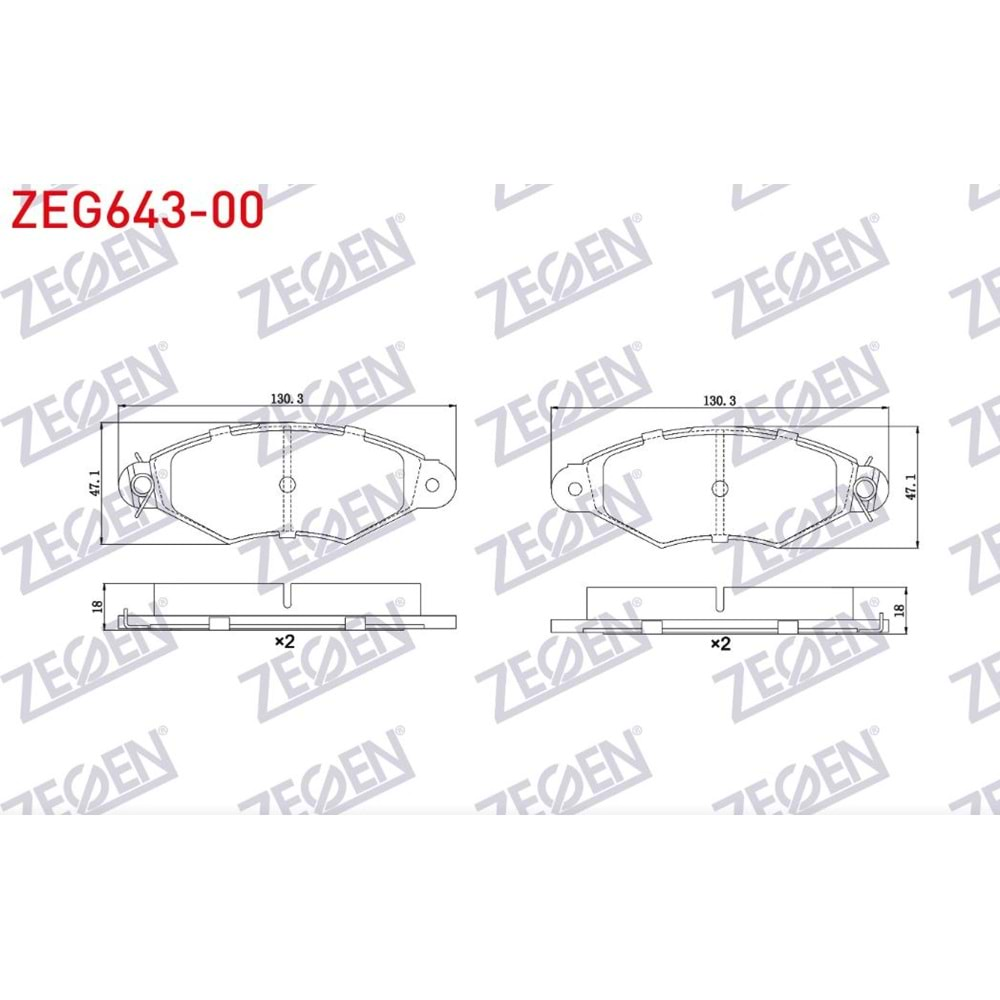 Disk Balata Renault Kango, Peugeot 206 , X-Sara, Nissan Kubistar Ön -