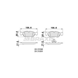 Disk Balata Opel Vectra B, Astra F, Omega Ön -