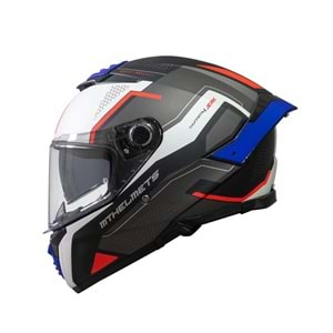 Mt Kask Thunder 4 Sv Jerk B7 Mat İnci Mavi Güneş Vizörlü - Xl Beden