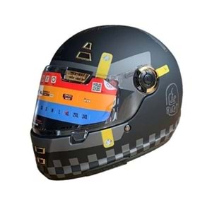 Mt Kask Retro Jarama Zone C1 Mat Siyah - Xl Beden