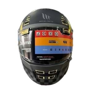 Mt Kask Retro Jarama Zone C1 Mat Siyah - Xl Beden
