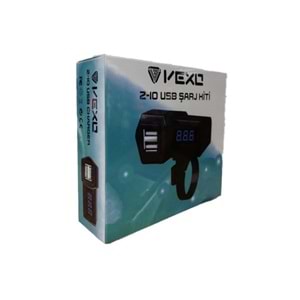 VEXO Z-10 USB ŞARJ VE VOLTMETRE KİTİ