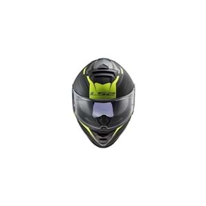 Ls2 Kask Storm 2 Nerve Mat Siyah-Neon Sarı - L Beden