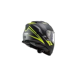 Ls2 Kask Storm 2 Nerve Mat Siyah-Neon Sarı - L Beden