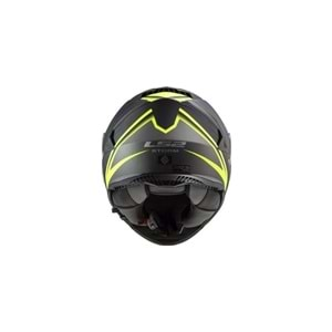 Ls2 Kask Storm 2 Nerve Mat Siyah-Neon Sarı - L Beden