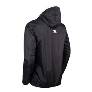 Motosiklet Yağmurluk Korumalı Kapşonlu Siyah - L Beden