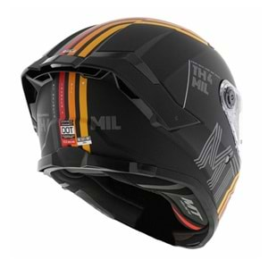 Kask Mt Thunder 4 Sv Mıl C2 Mat Siyah - XL Beden