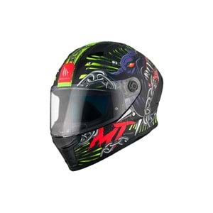 MT Kask Stinger 2 AKIN A3 Motosiklet Kaskı Mat Siyah - XL Beden