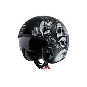 MT Kask Le Mans 2 Breakout Motosiklet Kaskı Mat Siyah - M Beden