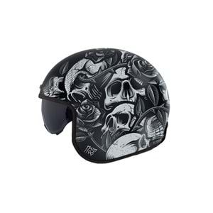 MT Kask Le Mans 2 Breakout Motosiklet Kaskı Mat Siyah - M Beden