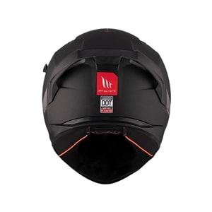 MT Kask Braker A1 Mat Siyah Motosiklet Kask - 2XL Beden