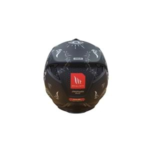 Kask Mt Street Fıghter Sv Hellısh B2 Mat Siyah-Gri - XXL Beden