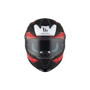 Kask Mt Targo S Kay B5 Mat Siyah-Kırmızı - L Beden