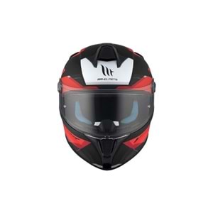 Kask Mt Targo S Kay B5 Mat Siyah-Kırmızı - XL Beden