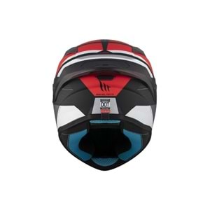 Kask Mt Targo S Kay B5 Mat Siyah-Kırmızı - XL Beden