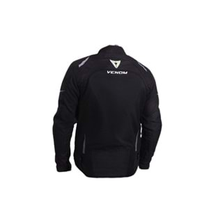 Venom City Cordura Motosiklet Montu Siyah - M Beden