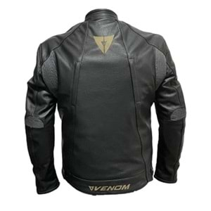 Venom D2 Racing Deri Motosiklet Montu Siyah - 2XL Beden