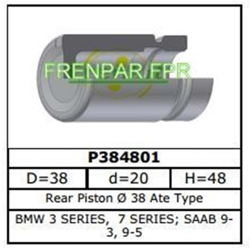 Fren Kaliper Pistonu Arka Bmw E36, E30, E32