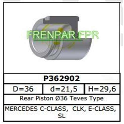 Fren Kaliper Pistonu Arka Mercedes CLK C208