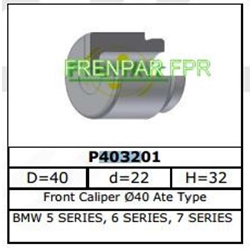 Fren Kaliper Pistonu Ön Bmw E28, E34, E23