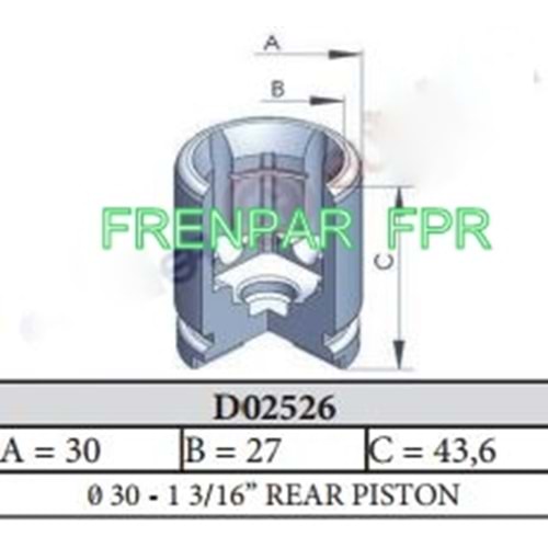Fren Kaliper Pistonu Arka Honda, Rover