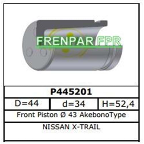 Fren Kaliper Pistonu Ön Nissan X-Trail