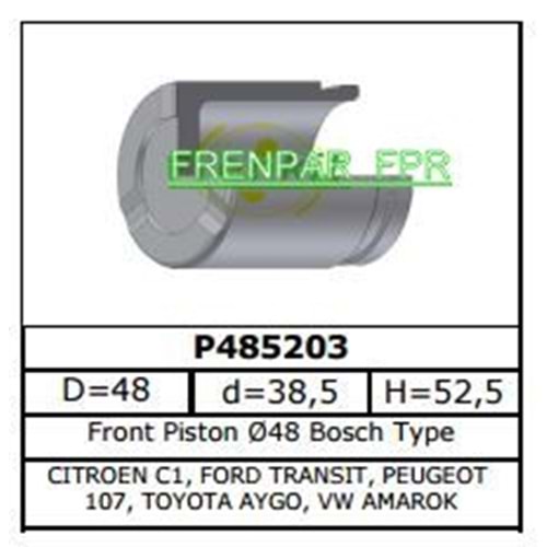 Fren Kaliper Pistonu Ön Citroen, Ford, Peugeot, Toyota, Vw