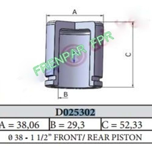 Fren Kaliper Pistonu Arka Honda Accord, Nissan Navara