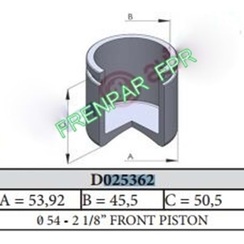 Fren Kaliper Pistonu Ön Hyundai