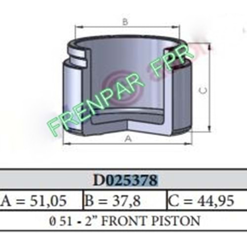 Fren Kaliper Pistonu Ön Toyota Corolla 1.3