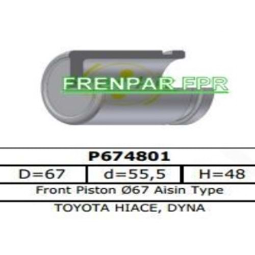 Fren Kaliper Pistonu Ön Toyota Hiace